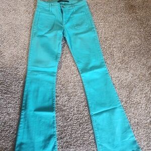 Joe's Jeans Flare in Bright Aqua